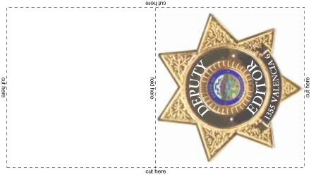 Deputy editor badge
