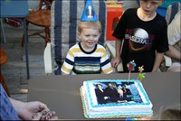 Henry Schally at his third birthday party.